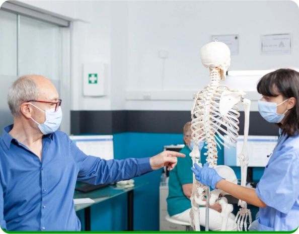 Image of First Section Services pages in Tisols Chiropractic