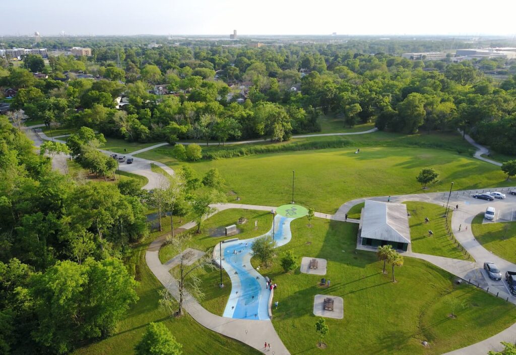 Picture-For-Herman-Brown-Park-Aerial-View-Houston-By-Tisols Chiropractic