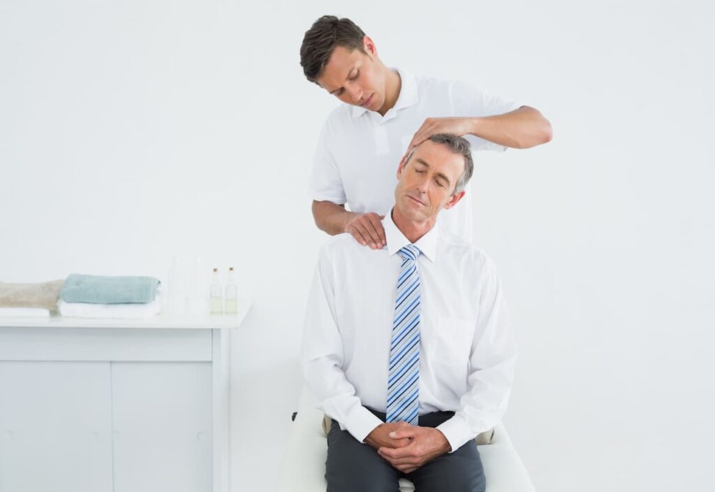Thumbnail-For-Chiropractor-adjusting-Neck-and Spine-By-Tisols Chiripractic